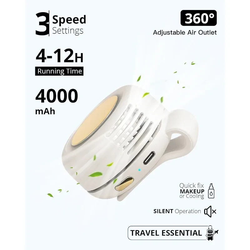 Portable Silent Mini Bladeless Fan